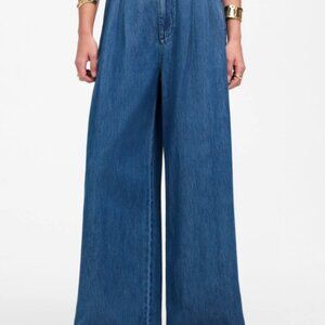 The Harlow Superwide-Leg Jean in McNair Wash: Airy Denim Edition - 24 - NWT